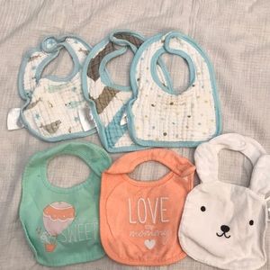 One size washable bibs, vanity pack